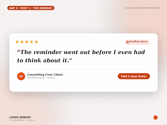 “The reminder went out before