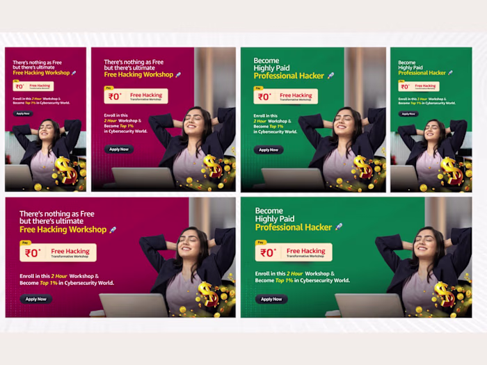 I created high-performing ad creatives for Google and Meta A...