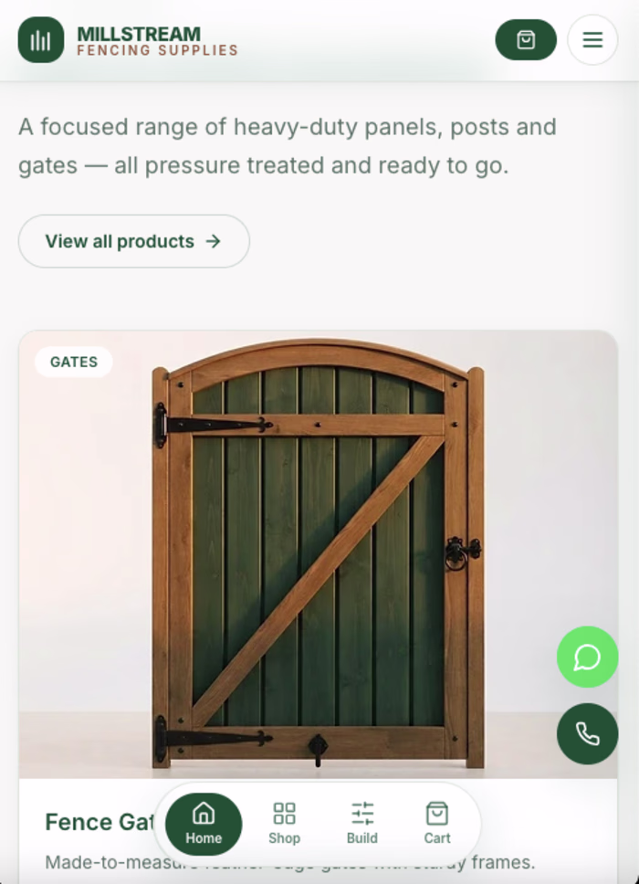 Millstream Fencing Supplies — AI-Powered E-commerce & Busine...