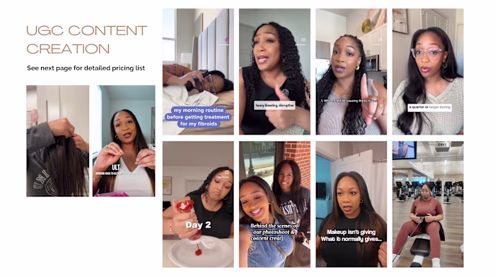 UGC Content Creation