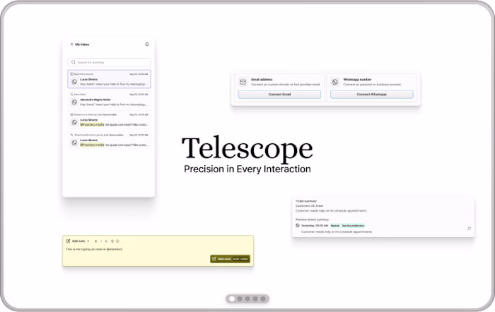 Telescope Chat: Customer Support Platform