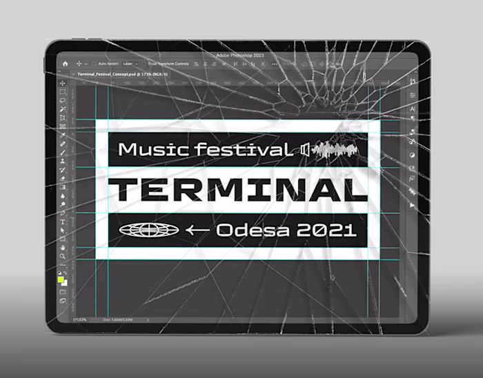 Brand Identity for TERMINAL ⟴ music festival