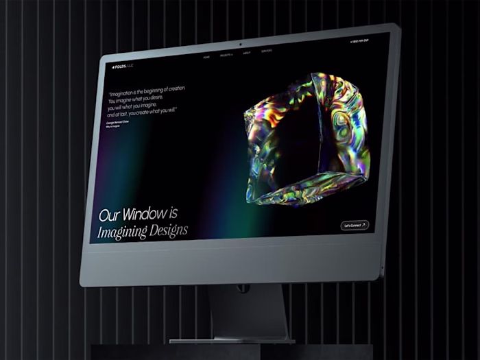 4 Folds: Sleek, Dark-Themed Landing Page Delivered in 48 Hours