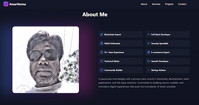 Its my portfolio.