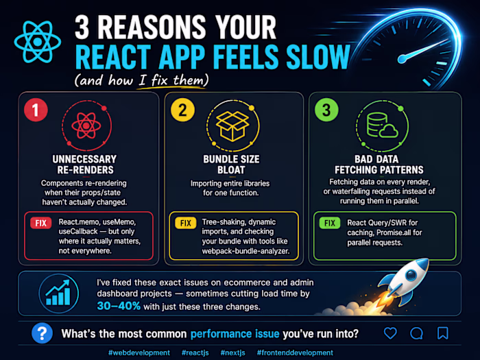 3 reasons your React app