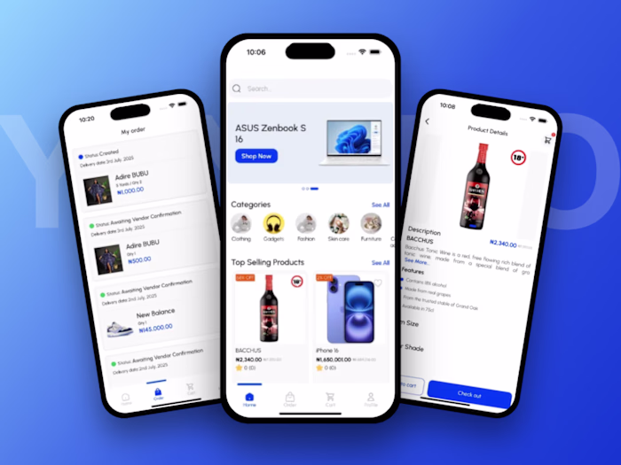 Yayako — Dual-App Multi-Vendor E-Commerce