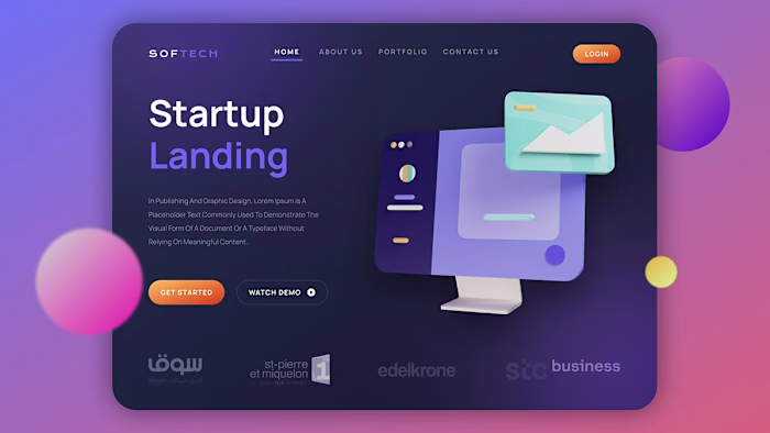 Design a Startup Landing Page