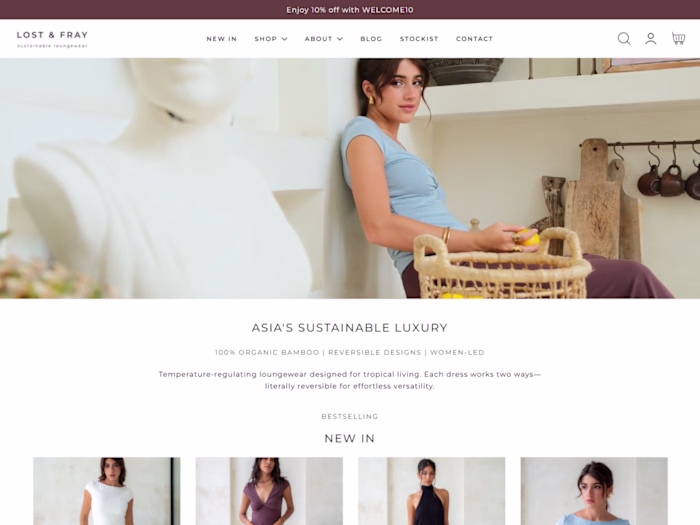 Shopify Design & Optimization for Lost & Fray