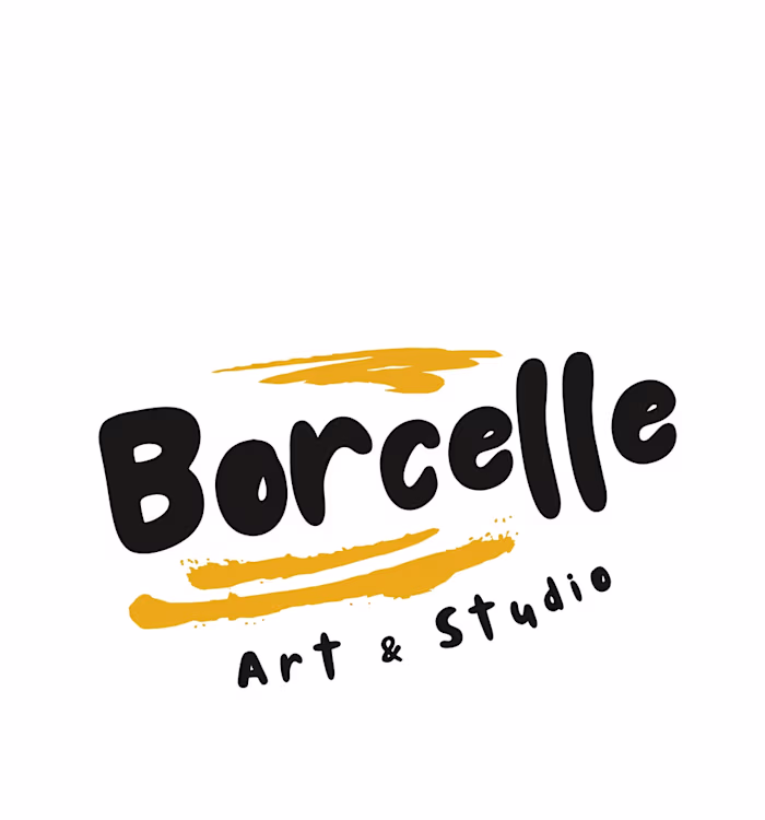 Borcelle Art & Studio — Logo Design Recreation