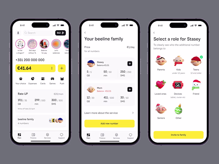 Beeline Family — Beeline Mobile App Context Beeline Family l...