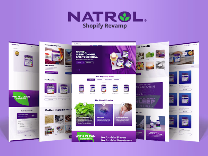 Complete Shopify Website Revamp Based on Figma Design