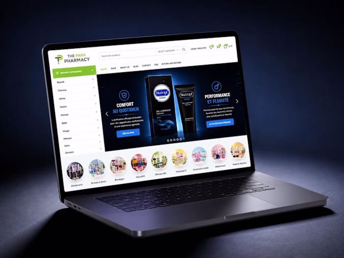 Pharmacie Denni Website Redesign and WordPress Optimization
