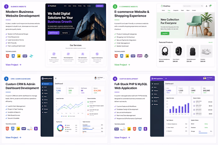 Modern Business Website Development
