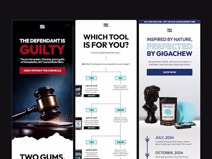 GIGACHEW (Email Marketing, Design & Brand Strategy)
