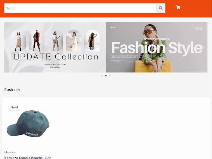 E-commerce multivendor website 