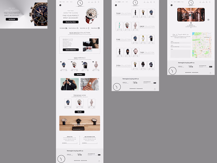 Timepiece E-commerce Site