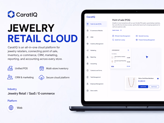 CaratIQ — Jewelry Retail Cloud Platform