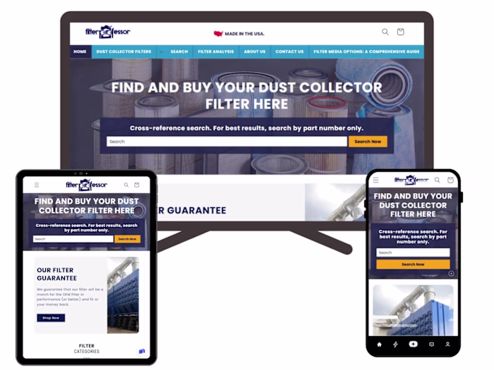 FilterProfessor: Shopify Store Optimized for Conversions