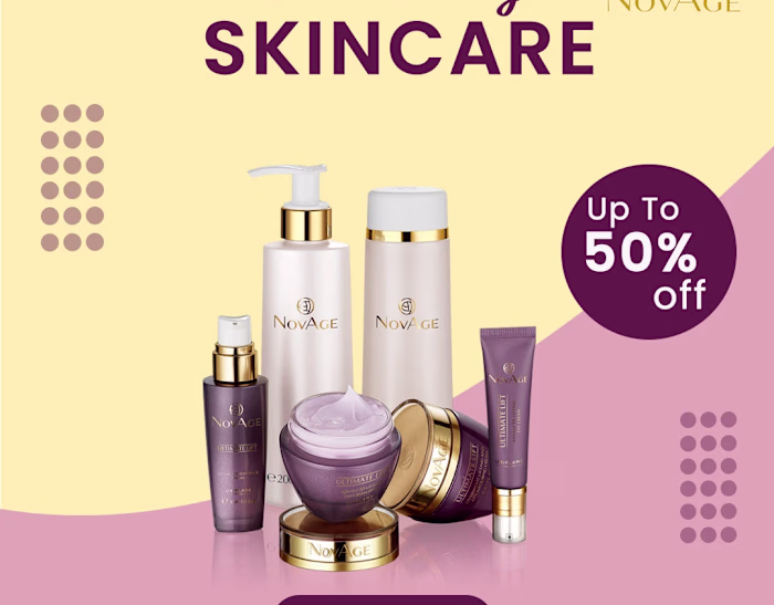 Skincare product poster design