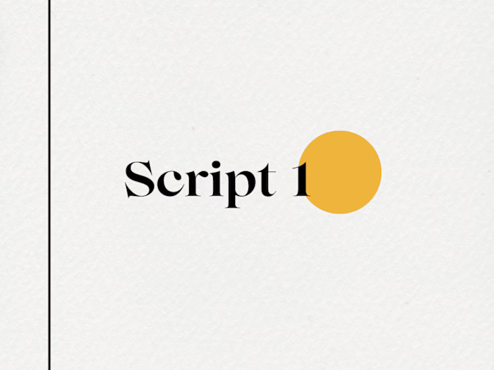 Script for YouTube Channel