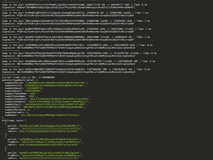 High-Performance Algorithmic Arbitrage Bot on the Solana