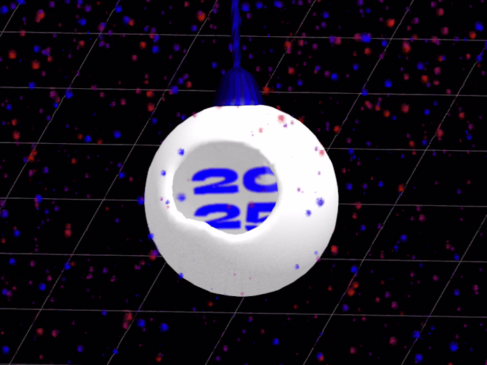 Happy 25 ✨ interactive spline wish card