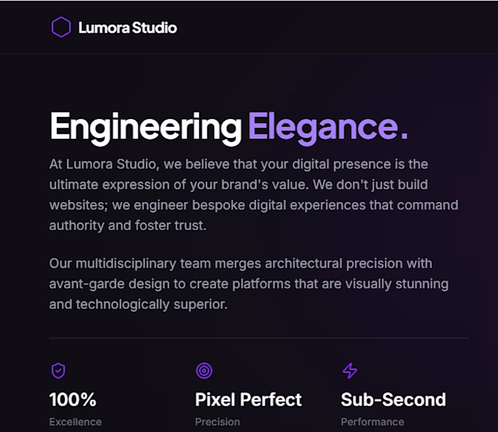Lumora Studio is a completely