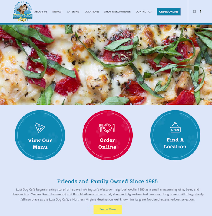 The dog food selling cafe