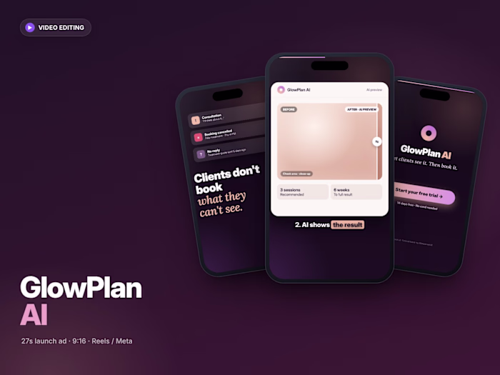 GlowPlan AI | SaaS Launch Ad (Video)