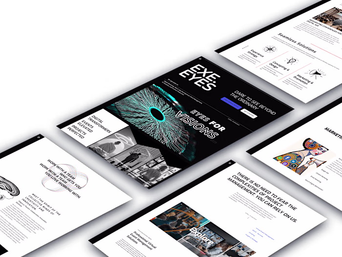 EXE.EYES (Rebrand) - Events Management & Digital Agency