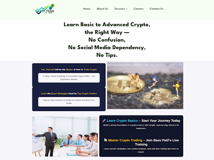 Website for The Trade Hub 🛍️ Built a full WordPress website...