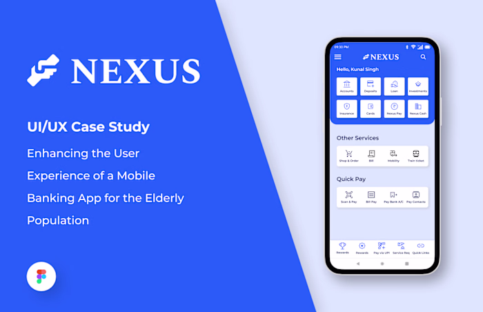 UI/UX case study | Nexus Banking app