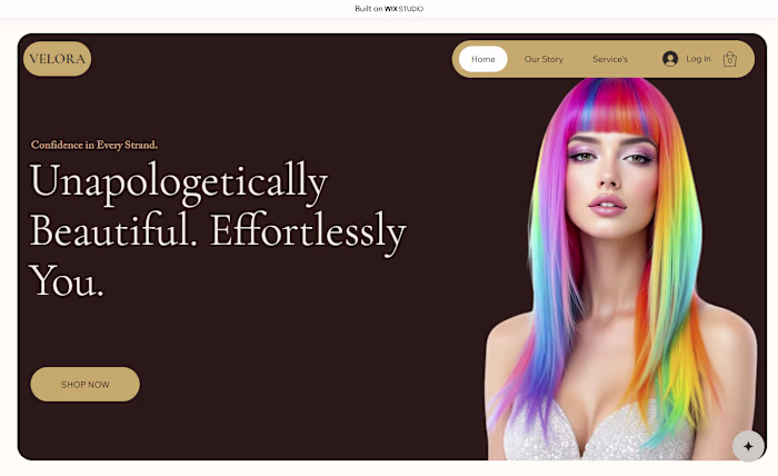 VELORA Hair is a conceptual