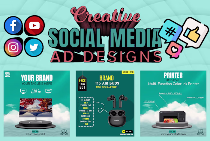 Creative Social Media Ad Design