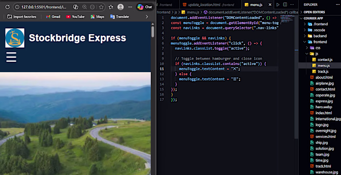 Stockbridge Express - Logistics Web