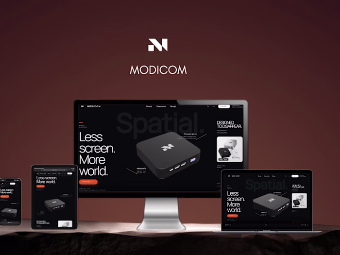 Designed and developed a modern,