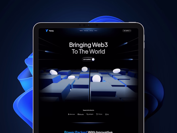Web3 website that helped to get the first investors