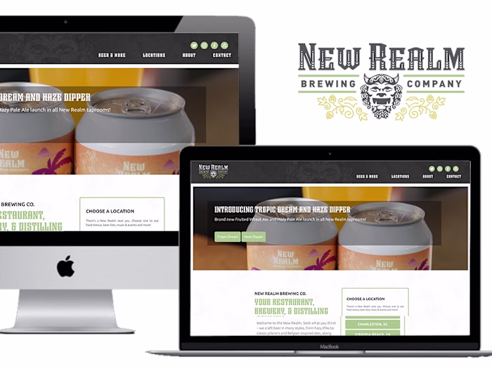 New Realm Brewing Co. Website