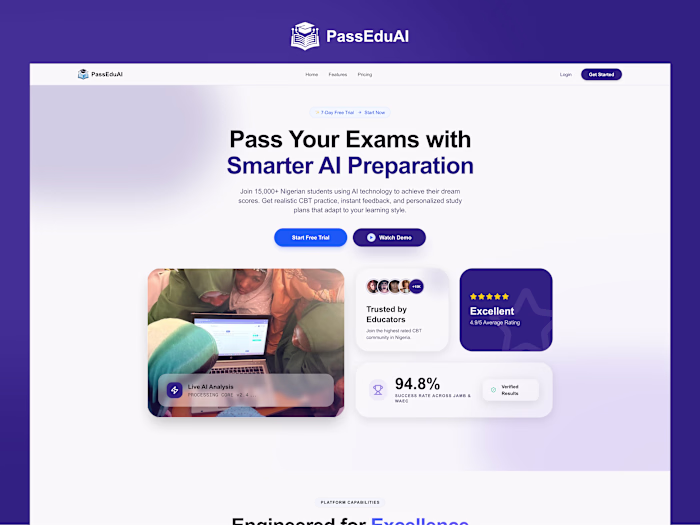 AI-Powered CBT Preparation Platform Development