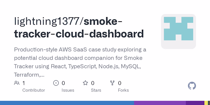 Smoke Tracker Cloud Dashboard Development