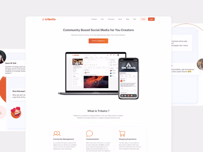 Redesign and Design System for Tribelio's Platform