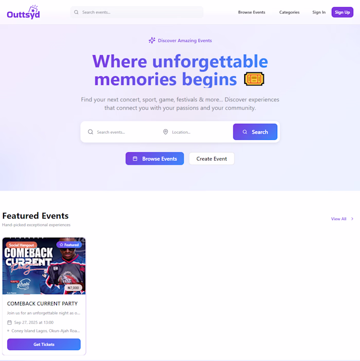 An Event Ticketing Platform for the Modern Age