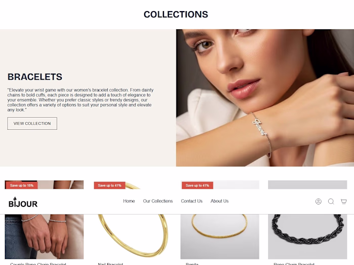 Shopify Store Development & SEO Optimization for BIJOUR