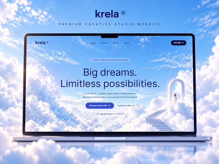 KRELA Creative Studio Website Development