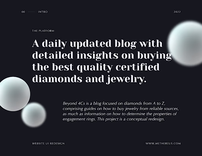 (Concept) Beyond 4Cs - Web UI Redesign & Branding