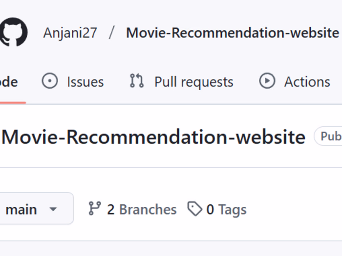 Movie-Recommendation-website 
