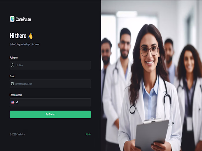 Carepulse Doctor Appointment Book system