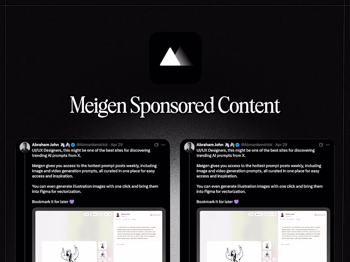 Meigen Sponsored Content on X
