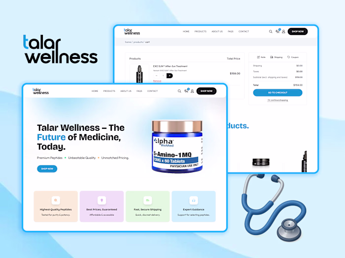 Talar Wellness — Healthcare E-Commerce