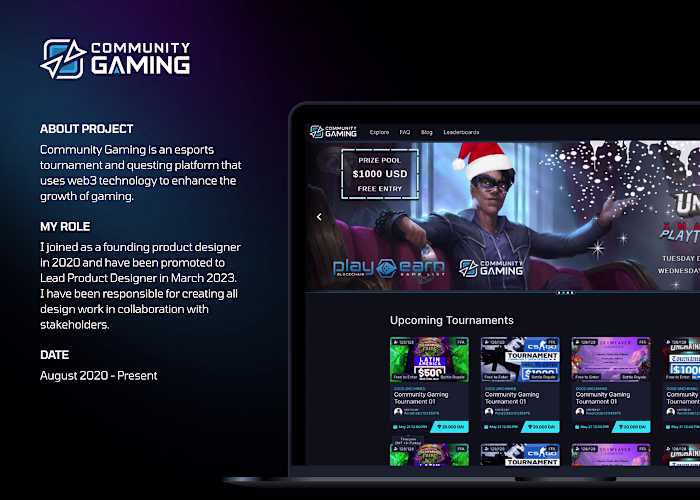 Community Gaming on Behance